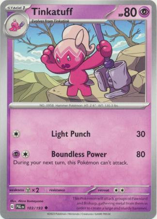 SV Paldea Evolved 103/193 Tinkatuff