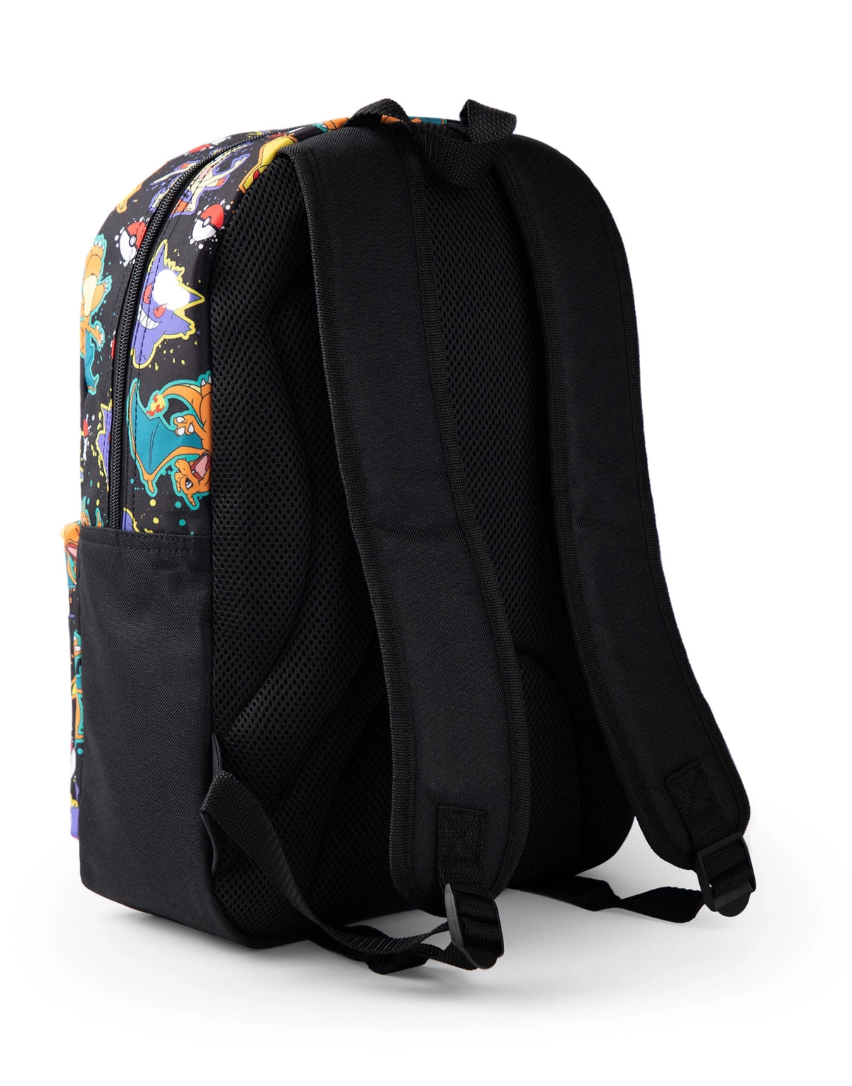 Pokemon Boys Black Character All Over Print Backpack (One Size)