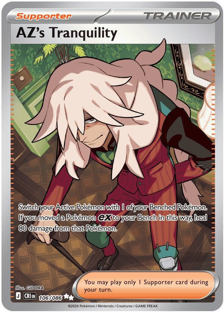 ME Chaos Rising 106/086 AZ's Tranquility (Full Art)