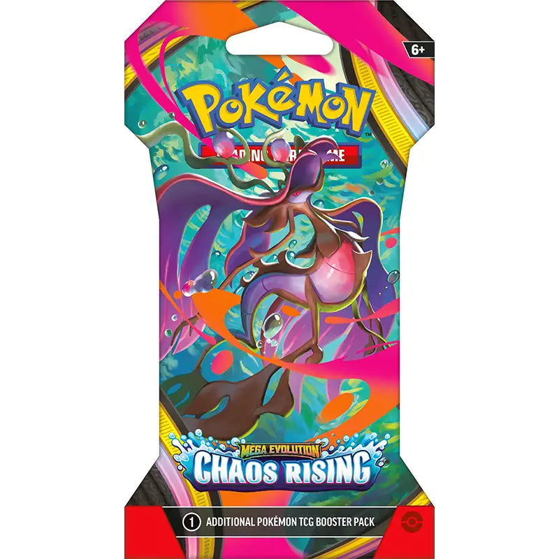 Pokemon TCG: Chaos Rising ME04 - Sleeved Booster Pack (Random Artwork)