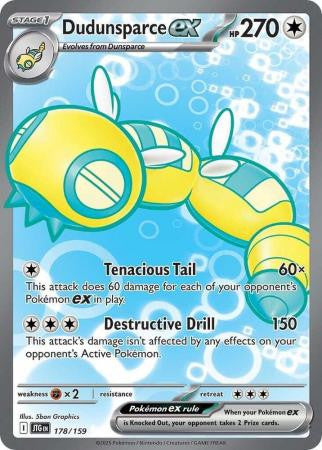 SV Journey Together 178/159 Dudunsparce ex (Full Art)