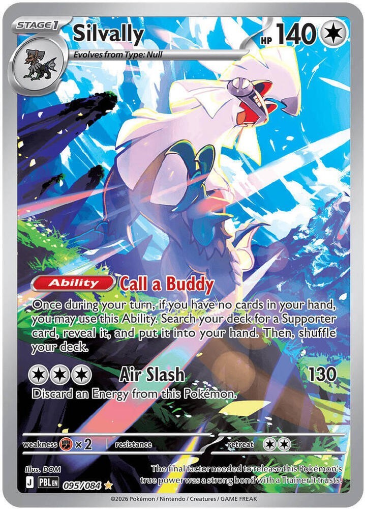 ME Pitch Black 095/084 Silvally (Illustration Rare)