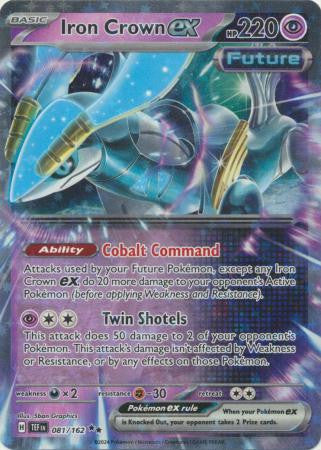 SV Temporal Forces 081/162 Iron Crown ex (Half Art)